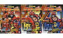 【中古】食玩 プラモデル 全3種セット 「ミニプラ 獣拳戦隊ゲキレンジャー 獣拳合体ゲキトージャ ゲキレンジャーロボシリーズ」