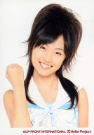 【中古】生写真(ハロプロ)/アイドル/ハロプロエッグ ハロプロエッグ/田中杏里/バストアップ・衣装白.青・リボン・右手グー・背景白/公式生写真