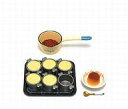 【中古】食玩 トレーディングフィギュア 焼きプリン 「ぷちサンプルシリーズ Let’s クッキング」