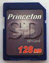 【中古】家電サプライ SDカード 128MB (箱説無し/型番不明品)