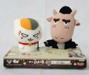 【中古】ぬいぐるみ ニャンコ先生&中級妖怪セット(怒り顔&牛) きゅんぐるみ 「一番くじ 夏目友人帳トリビュートギャラリー〜押し花語り〜」 D賞
