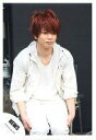 【中古】生写真(ジャニーズ)/アイドル/NEWS NEWS/増田貴久/膝上・衣装白・両手足・椅子座り・背景グレー/公式生写真(3)