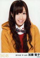 【中古】生写真(AKB48・SKE48)/アイドル/SKE48 加藤智子/上半身/2013.02/公式生写真