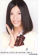 【中古】生写真(AKB48・SKE48)/アイドル/SKE48 山田恵里伽/SKE48×B.L.T.2012 02-WHITE46/046-C