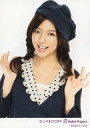 【中古】生写真(ハロプロ)/アイドル/ハロプロ ハロプロ/真野恵里菜/バストアップ・衣装紺黒・両手髪摘み・帽子・背景白/Shopオリジナル