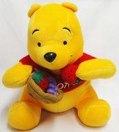 【中古】ぬいぐるみ プーさん(赤シャツ・フルーツかご) スーパージャンボぬいぐるみVer.10 「くまのプーさん」