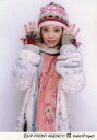 【中古】生写真(ハロプロ)/アイドル/Hello! Project 松浦亜弥/膝上・衣装白ピンク・ニット帽・両手パー・背景白/公式生写真