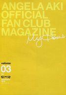 【中古】アイドル雑誌 ANGELA AKI OFFICIAL FAN CLUB MAGAZINE vol.03