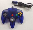 【中古】N64ハード コントローラブロス(ミッドナイトブルー)非売品