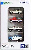 【中古】鉄道模型 1/150 基本セットC2 昭和30〜40年代の自動車2(4台セット) 「ザ・カーコレクションシリーズ」