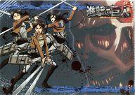 【中古】クリアファイル Cグループ エレン＆リヴァイ＆ミカサ A4クリアファイル 「進撃の巨人」 セガ限定 遊んで+もらえる進撃の巨人キャンペーン