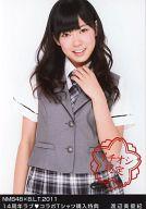 【中古】生写真(AKB48 SKE48)/アイドル/NMB48 渡辺美優紀/NMB48×B.L.T.2011 14周年ラブコラボTシャツ購入特典