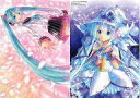 【中古】下敷き 雪ミク/初音ミク A4リバーシブル春待つ下敷き 「VOCALOID」 コンプティーク 2014年4月号付録