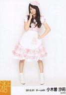 【中古】生写真(AKB48・SKE48)/アイドル/SKE48 小木曽汐莉/全身・エプロン・左手腰/「2012.01」公式生写真