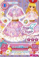 【中古】アイカツDCD/トップス＆ボトムス/Angely Sugar/キュート/ハッピーセット「アイカツ!」 MC-003：ピンクの小花柄ワンピ/星宮いちご