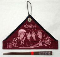【中古】箸・スプーン(キャラクター) [単品]唯＆澪＆律＆紬 箸＆箸袋セット 「けいおん! 軽音部ごはんセット」