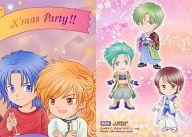 [Used] Anime Trading Cards / Mini Character Illustration Puzzle / Carddass Masters Harukanaru Toki no Naka de 3: Fate no Meikyuu 024: Mini Character Illustration 3/6