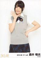 【中古】生写真(AKB48・SKE48)/アイドル/SKE48 酒井萌衣/膝上/SKE48 2012年6月度 ランダム生写真