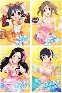 【中古】キャラカード(キャラクター) 十時愛梨＆赤城みりあ＆向井拓海＆及川雫 生ブロマイドセット(4枚入り) 「一番くじV アイドルマスター シンデレラガールズ」 F賞