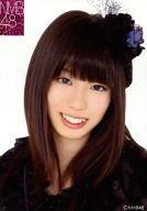 生写真(AKB48・SKE48)/アイドル/NMB48 山岸奈津美/顔アップ・衣装黒/ランダム生写真