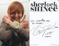【中古】コレクションカード(男性)/CD「Sherlock」(韓国盤)特典トレーディングカード SHINee/オンユ(Onew)/両手交差/裏面印刷サイン入り/CD「Sherlock」(韓国盤)特典トレーディングカード