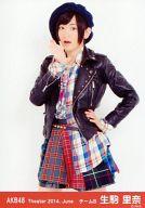 【中古】生写真(AKB48・SKE48)/アイドル/AKB48 生駒里奈/膝上・左手腰/劇場トレーディング生写真セット2014.June