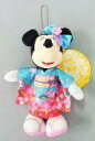 【中古】ぬいぐるみ ミニー(晴れ着) ぬいぐるみバッジ 「ディズニー」 東京ディズニーリゾート限定 2015年ニューイヤーグッズ