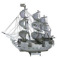 【中古】パズル ブラック パール号 メタリックナノパズル プレミアムシリーズ [TMP-01]