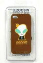 【中古】携帯ジャケット・カバー キム・ヒョンジュン U：ZOOSIN(宇宙神)スマートフォンケース(ブラウン) iPhone4G/S専用