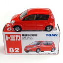 【中古】ミニカー 1/57 トヨタ パッソ(レッド/赤箱/中国製/TOMY青字) 「トミカ No.82」