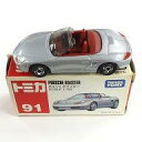 【中古】ミニカー 1/58 ポルシェ ボクスター(シルバー/赤箱/ベトナム製/タカラトミー) 「トミカ No.91」