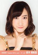 【中古】生写真(AKB48・SKE48)/アイドル/AKB48 鈴木紫帆里/バストアップ・右手人差し指顔/劇場トレーディング生写真セット2013.June