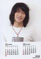 【中古】生写真(男性)/アイドル/w-inds. w-inds./緒方龍一/バストアップ・シャツ白・ネックレス・カレンダー .w-inds 2008 11月12月/公式生写真