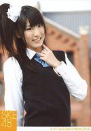 【中古】生写真(AKB48・SKE48)/アイドル/SKE48 阿比留李帆/上半身・衣装黒・左手顔・笑顔・背景赤レンガ倉庫/横浜赤レンガ倉庫 握手会会場限定/公式生写真