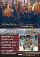 海外映画・ドラマ/Base/Two Towers Preview/2002 Topps Lord of the Rings： The Fellowship of the Ring Collector’s Update Edition 158：Horrors and Heroes