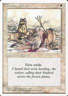 【中古】マジックザギャザリング/英語版/C/第4版/白 [C]：Tundra Wolves/ツンドラ狼(3)