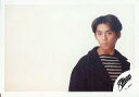 【中古】生写真(ジャニーズ)/アイドル/SMAP SMAP/森且行/横型 バストアップ 衣装白黒ボーダー 背景白/公式生写真