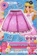 【中古】アイカツDCD/ボトムス/「アイカツ!イラストデザインメーカー」付属 PG-055：ピンクギャザーフレアスカート/星宮いちご