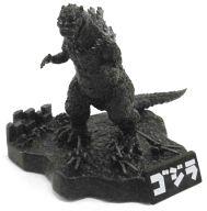 中古 食玩トレーディングフィギュア1.ゴジラモノクロver.「ゴジラ名鑑」