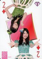 【中古】アイドル(AKB48・SKE48)/AKB48 official TREASURE CARD ダイヤの2[レギュラーカード【トランプカード】]：大森美優・岡田彩花/レギュラーカード【トランプカード】/AKB48 official TREASURE CARD