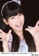 【中古】生写真(AKB48・SKE48)/アイドル/NMB48 藤田留奈/NMB48×B.L.T. 2012 03-BLACK25/113-C