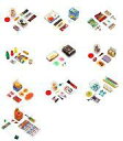 【中古】食玩 トレーディングフィギュア 全10種セット 「ぷちサンプルシリーズ 二丁目のぷち駄菓子屋さん」