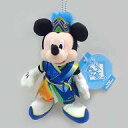【中古】ぬいぐるみ ミッキーマウス(雅涼群舞) ぬいぐるみバッジ 「ディズニー夏祭り2015」 東京ディズニーランド限定