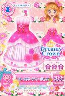 【中古】アイカツDCD/トップス＆ボトムス/Dreamy Crown/キュート/アイカツ!キラメキドレスケーキ 15 PC-028：ローズパーティードレス/大空あかり