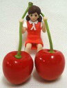 【中古】トレーディングフィギュア さくらんぼ フチ子(制服赤) 「コップのフチ子2 新色」