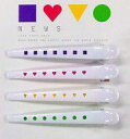 【中古】アクセサリー(非金属)(男性) NEWS ヘアクリップ(4個セット) 「NEWS LIVE TOUR 2013 NEWS MAKES YOU HAPPY! MAKES THE WORLD HAPPIER!」