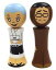 【中古】トレーディングフィギュア 1.茶タイツ&一休 「一番くじ 水曜どうでしょう 対決列島」 H賞 名キャラこけしコレクション