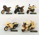 【中古】食玩 トレーディングフィギュア 全5種セット 「WOODELIX ライダーマシン」