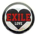 【中古】バッジ・ピンズ(男性) EXILE(ハート/背景ホワイト) BIG缶バッジ 「EXILE LIVE TOUR 2015 “AMAZING WORLD”」...