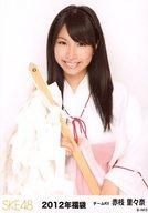 【中古】生写真(AKB48・SKE48)/アイドル/SKE48 赤枝里々奈/2012年福袋/当選生写真